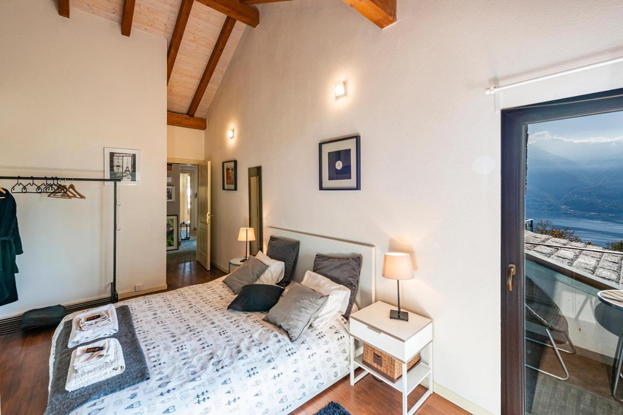 Brione sopra Minusio Casa Luna - Wonderful Lake View מראה חיצוני תמונה