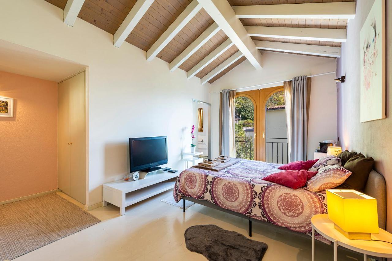 Brione sopra Minusio Casa Luna - Wonderful Lake View מראה חיצוני תמונה