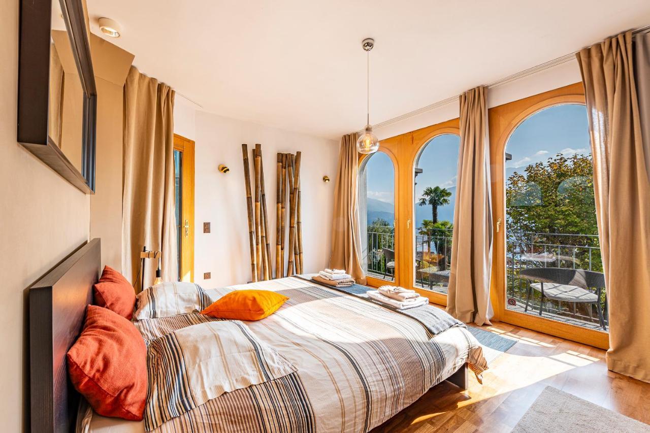 Brione sopra Minusio Casa Luna - Wonderful Lake View מראה חיצוני תמונה