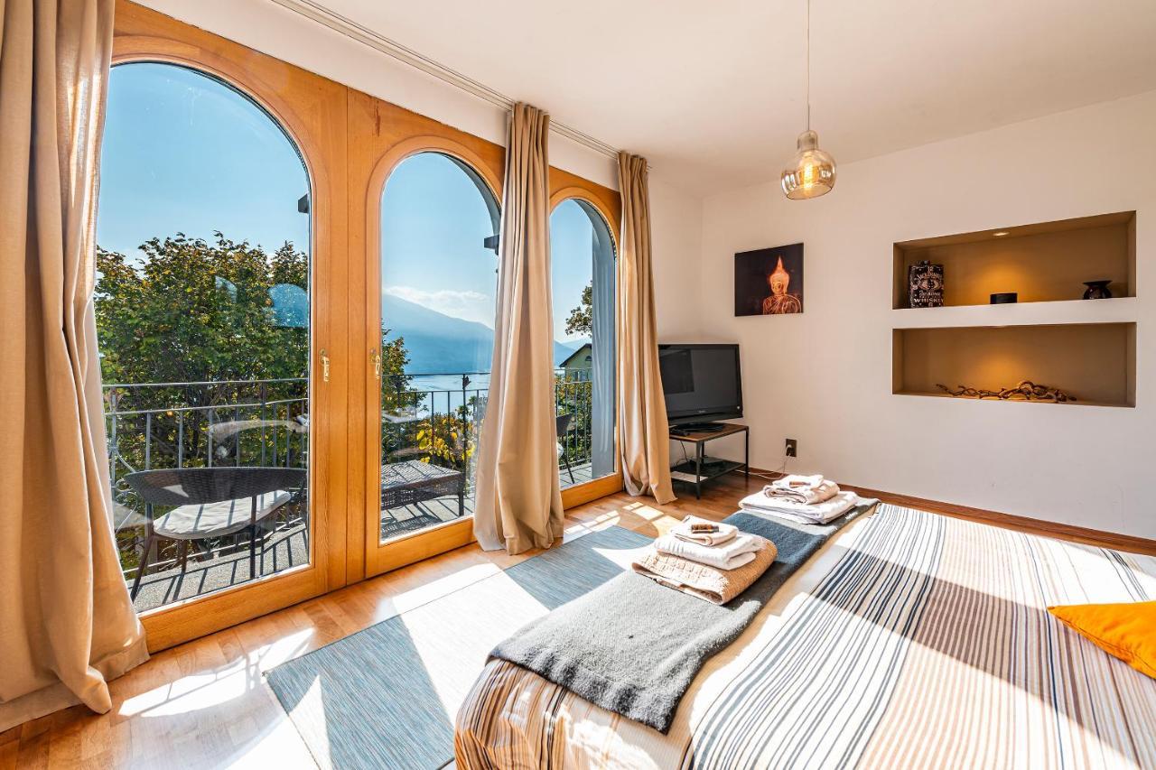 Brione sopra Minusio Casa Luna - Wonderful Lake View מראה חיצוני תמונה