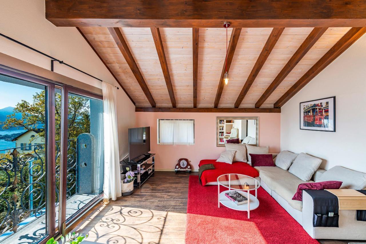 Brione sopra Minusio Casa Luna - Wonderful Lake View מראה חיצוני תמונה